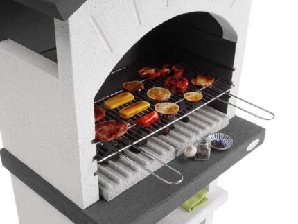 Palazzetti Vieste  - Grillkamin - für Holz und Holzkohle