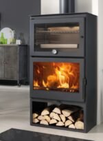 Panadero Chef Küchenofen / Holzherd 7,1 kW – Stahl Schwarz Metallic