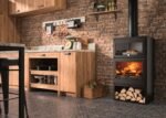 Panadero Oven Kaminofen Stahl Schwarz 7,4 kW