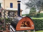 Pizza Party Pizzone - Holz-Pizzaofen für den Außenbereich - Backraum 60 x 80 cm - Backboden aus Schamottsteinen