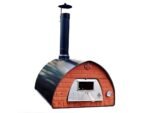 Pizza Party Pizzone - Holz-Pizzaofen für den Außenbereich - Backraum 60 x 80 cm - Backboden aus Schamottsteinen