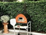 Pizza Party Pizzone - Holz-Pizzaofen für den Außenbereich - Backraum 60 x 80 cm - Backboden aus Schamottsteinen