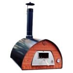Pizza Party Pizzone - Holz-Pizzaofen für den Außenbereich - Backraum 60 x 80 cm - Backboden aus Schamottsteinen