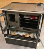 Plamen 850 Glas Küchenofen / Holzherd 8 kW – Schwarz Rechts