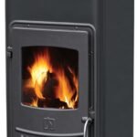 Plamen Dora 10N Werkstattofen Schwarz mit Herdplatte 7,2 kW