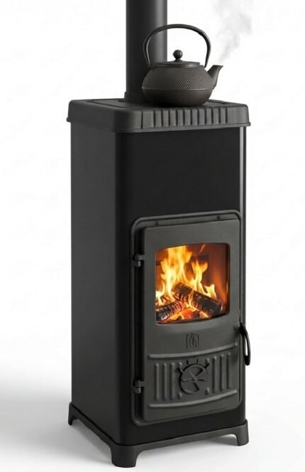 Plamen Dora 10N Werkstattofen Schwarz mit Herdplatte 7,2 kW – Bild 2