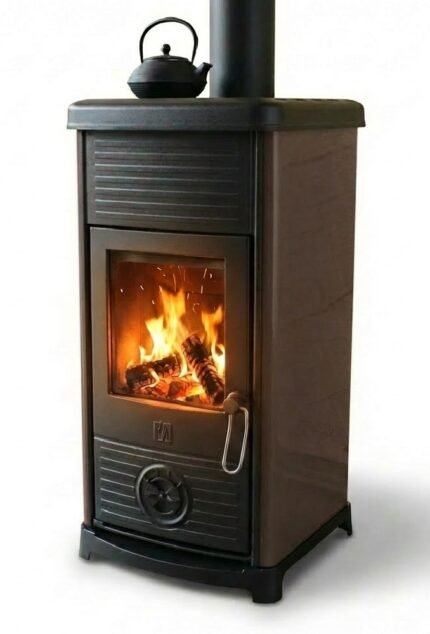 Plamen Maestral N Werkstattofen Braun mit Herdplatte 6,5 kW – Bild 2