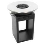 Royal Food FOL-4100 - Holz- und Holzkohlegrill – Grillrost und Grillplatte aus Edelstahl
