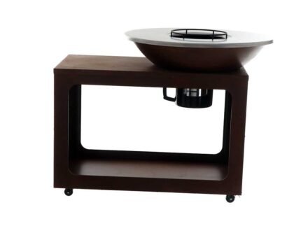 RoyalFood COR-4250 - Holzgrill aus Corten-Stahl