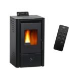 Sannover Anita 9.4 Pelletofen 8,2 kW – Schwarz