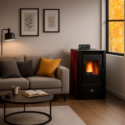 Sannover Anita 9.4 Pelletofen Bordeaux 8,2 kW