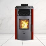 SCHENGER HP51 Pelletofen Rot 8,8 kW A++
