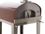 Seven Italy Ade - Holzbackofen für draußen mit Wagen - Rot