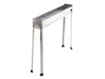 Seven Italy BBQ-60 INOX - Holzkohlegrill für Lammspieße - 60x14cm