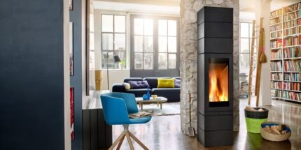 Skantherm Elements 400 front 2.0 Kaminofen – Bild 2