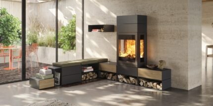 Skantherm Elements 603 3S 2.0 3-seitig Kaminofen – Bild 2