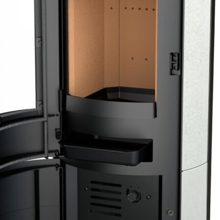 Thermia Kamin-Ofen München XL Stahl Schwarz Automatik