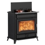 Thermorossi Agora Kaminofen Gusseisen Schwarz 8 kW