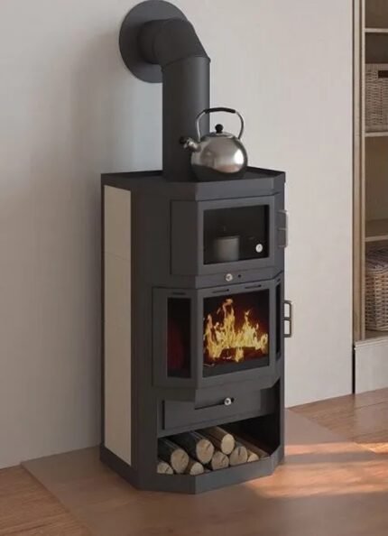 Victoria Kaminofen Taro F mit Backfach 9,51 kW