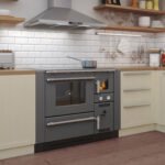 Wamsler K 148 F wasserführender Küchenofen Anthrazit Links 23 kW
