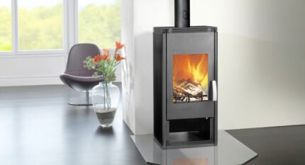 Wamsler Orpheus KF 101-O Dauerbrandofen 8 kW – Stahl Schwarz