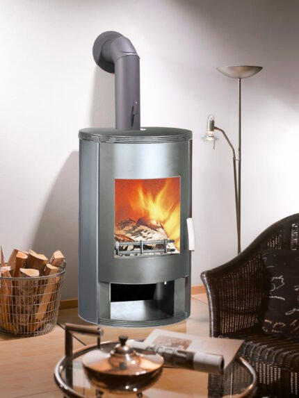 Wamsler Rona RF Dauerbrandofen 8 kW – Stahl Gussgrau