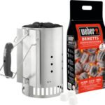 Weber Anzündset – inkl. 2 kg Briketts und Anzündwürfel