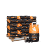 Heizfuxx Grillbriketts – 300 kg Palette (60 × 5 kg)